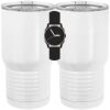 20 oz. Tall Stainless Steel Vacuum Insulated Tumbler White Thumbnail
