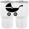 20 oz. Tall Stainless Steel Vacuum Insulated Tumbler White Thumbnail