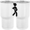 20 oz. Tall Stainless Steel Vacuum Insulated Tumbler White Thumbnail