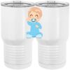 20 oz. Tall Stainless Steel Vacuum Insulated Tumbler White Thumbnail