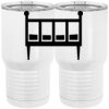 20 oz. Tall Stainless Steel Vacuum Insulated Tumbler White Thumbnail