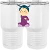 20 oz. Tall Stainless Steel Vacuum Insulated Tumbler White Thumbnail