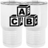 20 oz. Tall Stainless Steel Vacuum Insulated Tumbler White Thumbnail