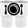20 oz. Tall Stainless Steel Vacuum Insulated Tumbler White Thumbnail