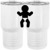 20 oz. Tall Stainless Steel Vacuum Insulated Tumbler White Thumbnail