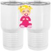 20 oz. Tall Stainless Steel Vacuum Insulated Tumbler White Thumbnail