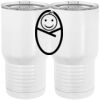 20 oz. Tall Stainless Steel Vacuum Insulated Tumbler White Thumbnail