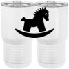 20 oz. Tall Stainless Steel Vacuum Insulated Tumbler White Thumbnail