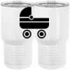 20 oz. Tall Stainless Steel Vacuum Insulated Tumbler White Thumbnail