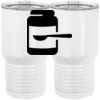 20 oz. Tall Stainless Steel Vacuum Insulated Tumbler White Thumbnail