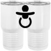 20 oz. Tall Stainless Steel Vacuum Insulated Tumbler White Thumbnail
