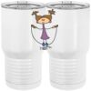 20 oz. Tall Stainless Steel Vacuum Insulated Tumbler White Thumbnail