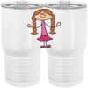 20 oz. Tall Stainless Steel Vacuum Insulated Tumbler White Thumbnail
