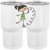 20 oz. Tall Stainless Steel Vacuum Insulated Tumbler White Thumbnail
