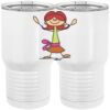 20 oz. Tall Stainless Steel Vacuum Insulated Tumbler White Thumbnail
