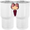 20 oz. Tall Stainless Steel Vacuum Insulated Tumbler White Thumbnail