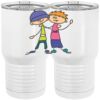 20 oz. Tall Stainless Steel Vacuum Insulated Tumbler White Thumbnail