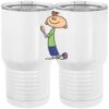 20 oz. Tall Stainless Steel Vacuum Insulated Tumbler White Thumbnail