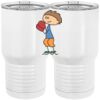20 oz. Tall Stainless Steel Vacuum Insulated Tumbler White Thumbnail
