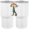 20 oz. Tall Stainless Steel Vacuum Insulated Tumbler White Thumbnail