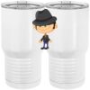 20 oz. Tall Stainless Steel Vacuum Insulated Tumbler White Thumbnail