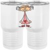 20 oz. Tall Stainless Steel Vacuum Insulated Tumbler White Thumbnail