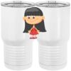 20 oz. Tall Stainless Steel Vacuum Insulated Tumbler White Thumbnail