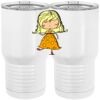 20 oz. Tall Stainless Steel Vacuum Insulated Tumbler White Thumbnail