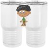 20 oz. Tall Stainless Steel Vacuum Insulated Tumbler White Thumbnail