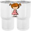 20 oz. Tall Stainless Steel Vacuum Insulated Tumbler White Thumbnail