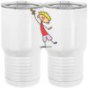 20 oz. Tall Stainless Steel Vacuum Insulated Tumbler White Thumbnail