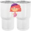 20 oz. Tall Stainless Steel Vacuum Insulated Tumbler White Thumbnail