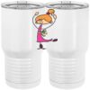 20 oz. Tall Stainless Steel Vacuum Insulated Tumbler White Thumbnail