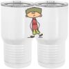 20 oz. Tall Stainless Steel Vacuum Insulated Tumbler White Thumbnail