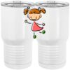 20 oz. Tall Stainless Steel Vacuum Insulated Tumbler White Thumbnail