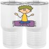 20 oz. Tall Stainless Steel Vacuum Insulated Tumbler White Thumbnail