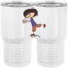 20 oz. Tall Stainless Steel Vacuum Insulated Tumbler White Thumbnail