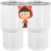 20 oz. Tall Stainless Steel Vacuum Insulated Tumbler White Thumbnail