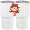 20 oz. Tall Stainless Steel Vacuum Insulated Tumbler White Thumbnail