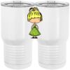 20 oz. Tall Stainless Steel Vacuum Insulated Tumbler White Thumbnail