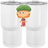 20 oz. Tall Stainless Steel Vacuum Insulated Tumbler White Thumbnail