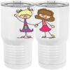 20 oz. Tall Stainless Steel Vacuum Insulated Tumbler White Thumbnail