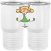 20 oz. Tall Stainless Steel Vacuum Insulated Tumbler White Thumbnail