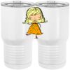 20 oz. Tall Stainless Steel Vacuum Insulated Tumbler White Thumbnail