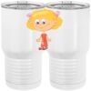 20 oz. Tall Stainless Steel Vacuum Insulated Tumbler White Thumbnail
