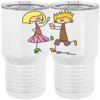 20 oz. Tall Stainless Steel Vacuum Insulated Tumbler White Thumbnail