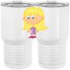 20 oz. Tall Stainless Steel Vacuum Insulated Tumbler White Thumbnail