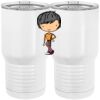 20 oz. Tall Stainless Steel Vacuum Insulated Tumbler White Thumbnail