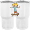 20 oz. Tall Stainless Steel Vacuum Insulated Tumbler White Thumbnail