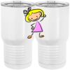 20 oz. Tall Stainless Steel Vacuum Insulated Tumbler White Thumbnail